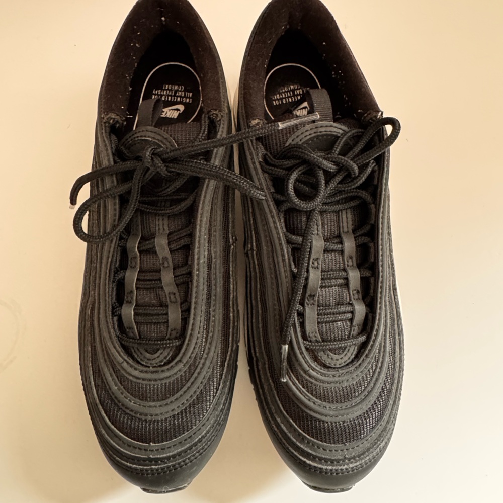 Nike Black and White Air Max 97 Sneakers